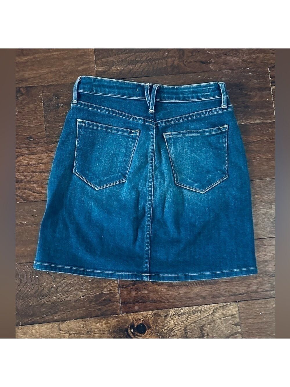 Vineyard Vines Faded Denim Utility Pocket Mini Skirt Size 25 - Picture 7 of 9